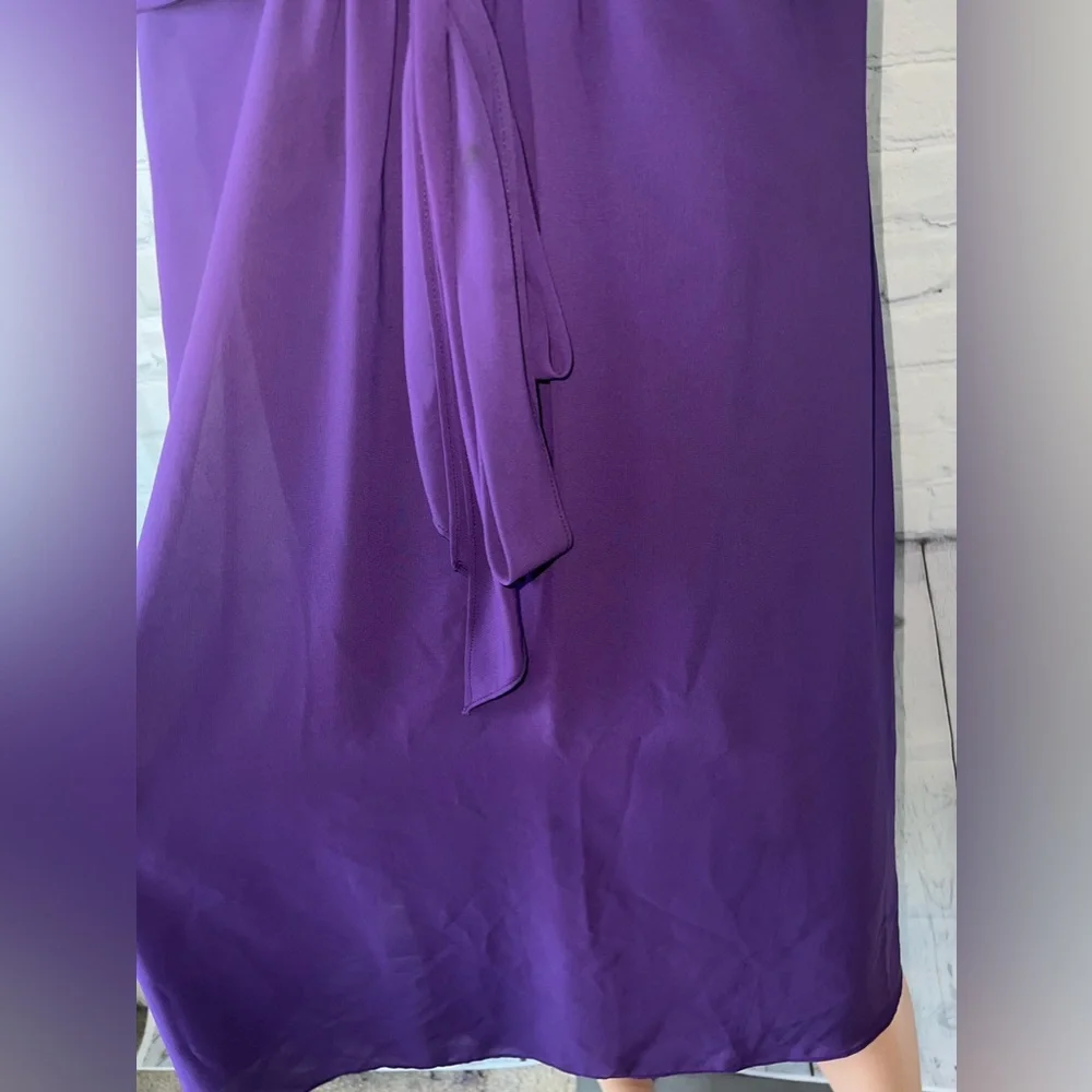 S.L. Fashions Dark Purple Bow Tie Fancy Dress size 14 - Picture 4 of 8